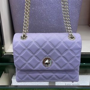 kate spade, Bags, Kate Spade Wkru774 Natalia Small Flap Crossbody In Lilac  Frost